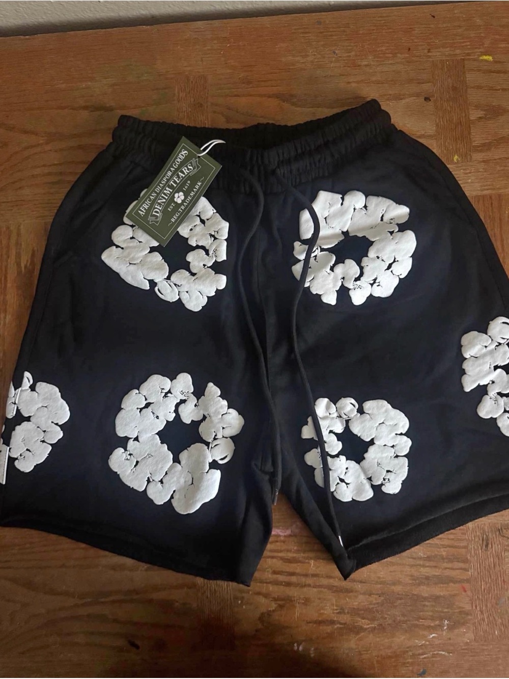 Black Oreo demin tear shorts Brand new with tags ✅ next business day shipping✈️